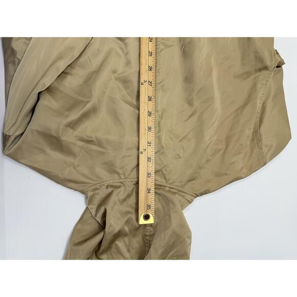 Michael Kors Womens Jacket Size Small Gold Zip Up Hooded Adjustable - Picture 9 of 10